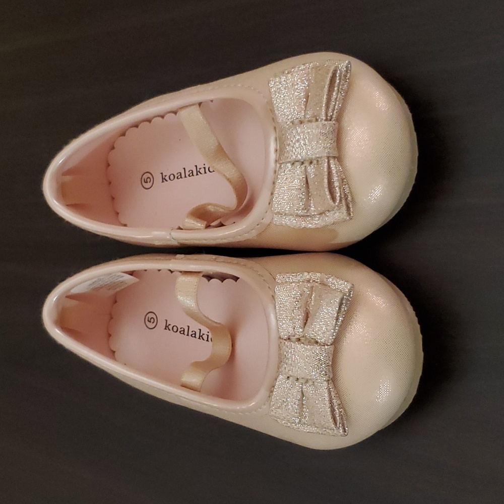Koala kids ballet shoe with bow